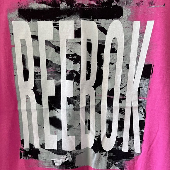 Reebok pink cotton T-shirt size small - Picture 2 of 5